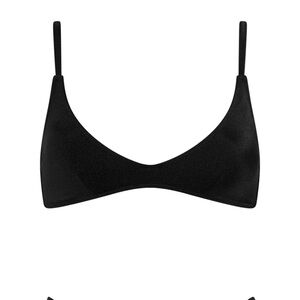 TRIANGL MAIA - EBONY BLACK SCOOP TOP